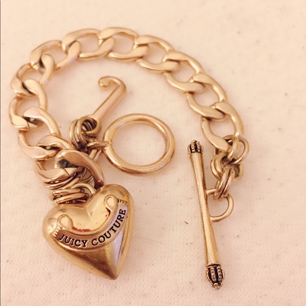 Authentic Juicy Couture Rosegold chain bracelet